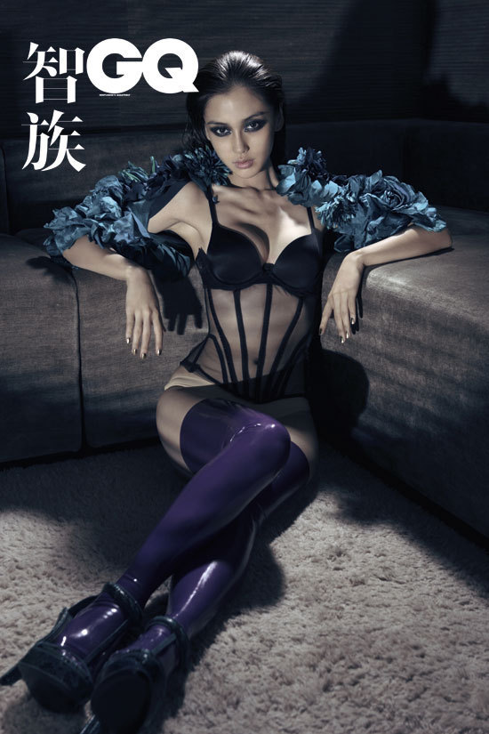 Angelababy早期g社生图杨颖早期杂志封面大片《智族GQ》2011九月刊 