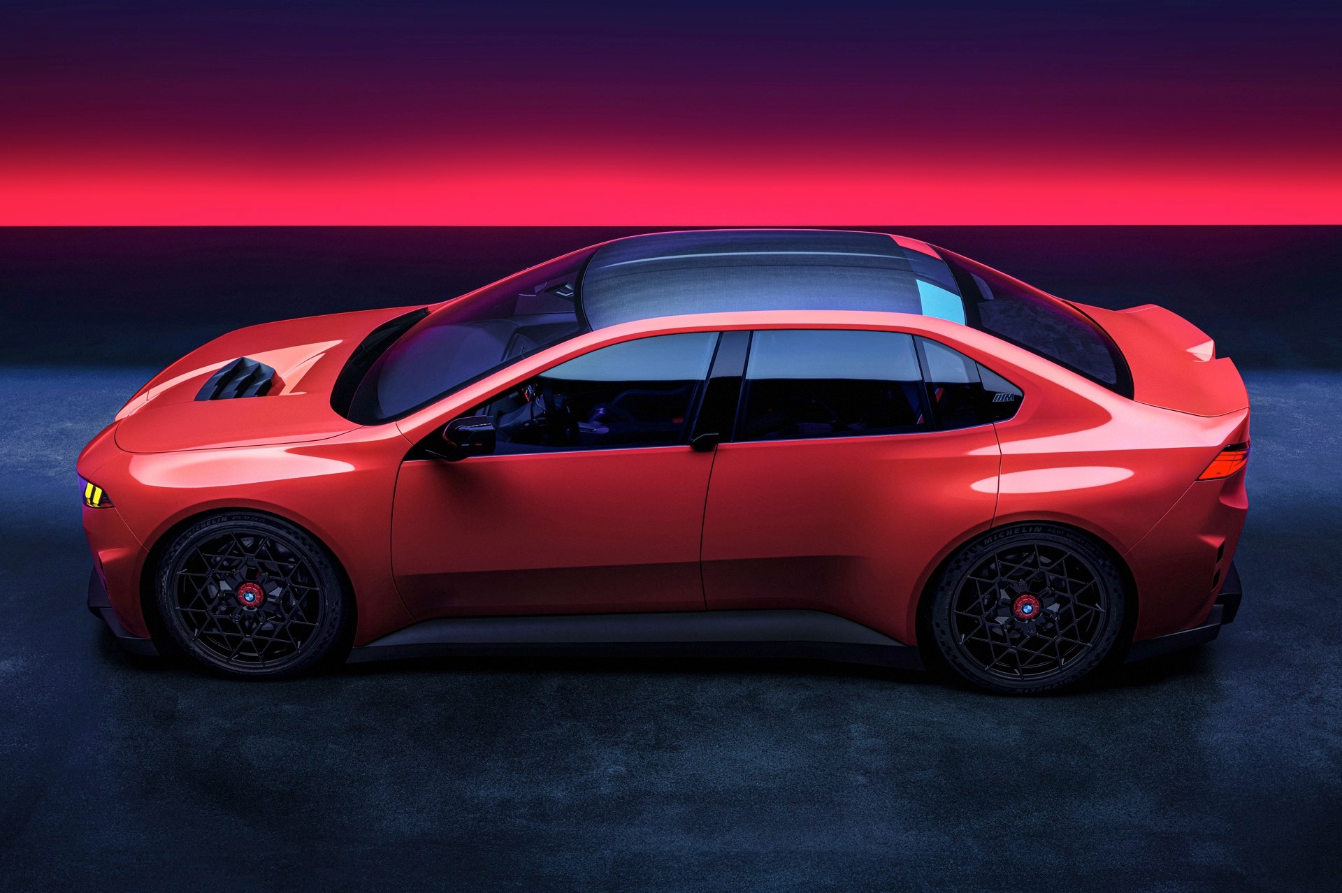 M Concept Neue Klasse，非常接近纯电ZA0 M3，哇靠~相比