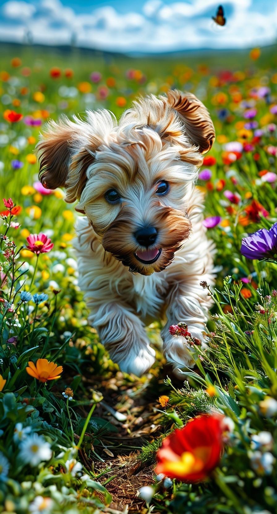 你能分享一张狗或小狗的可爱照片吗