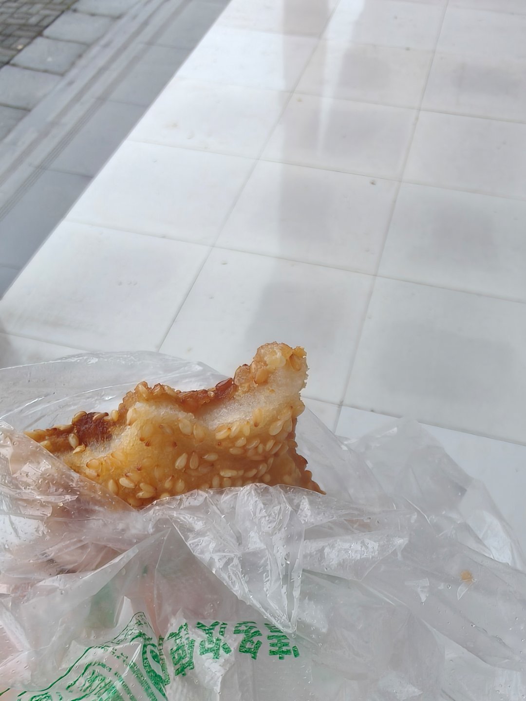 服务区三块钱一个的麻圆，口感就像在吃皮筋