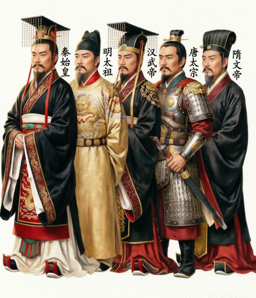 很多人把朱元璋排在历代帝王第二名，大家认同吗？