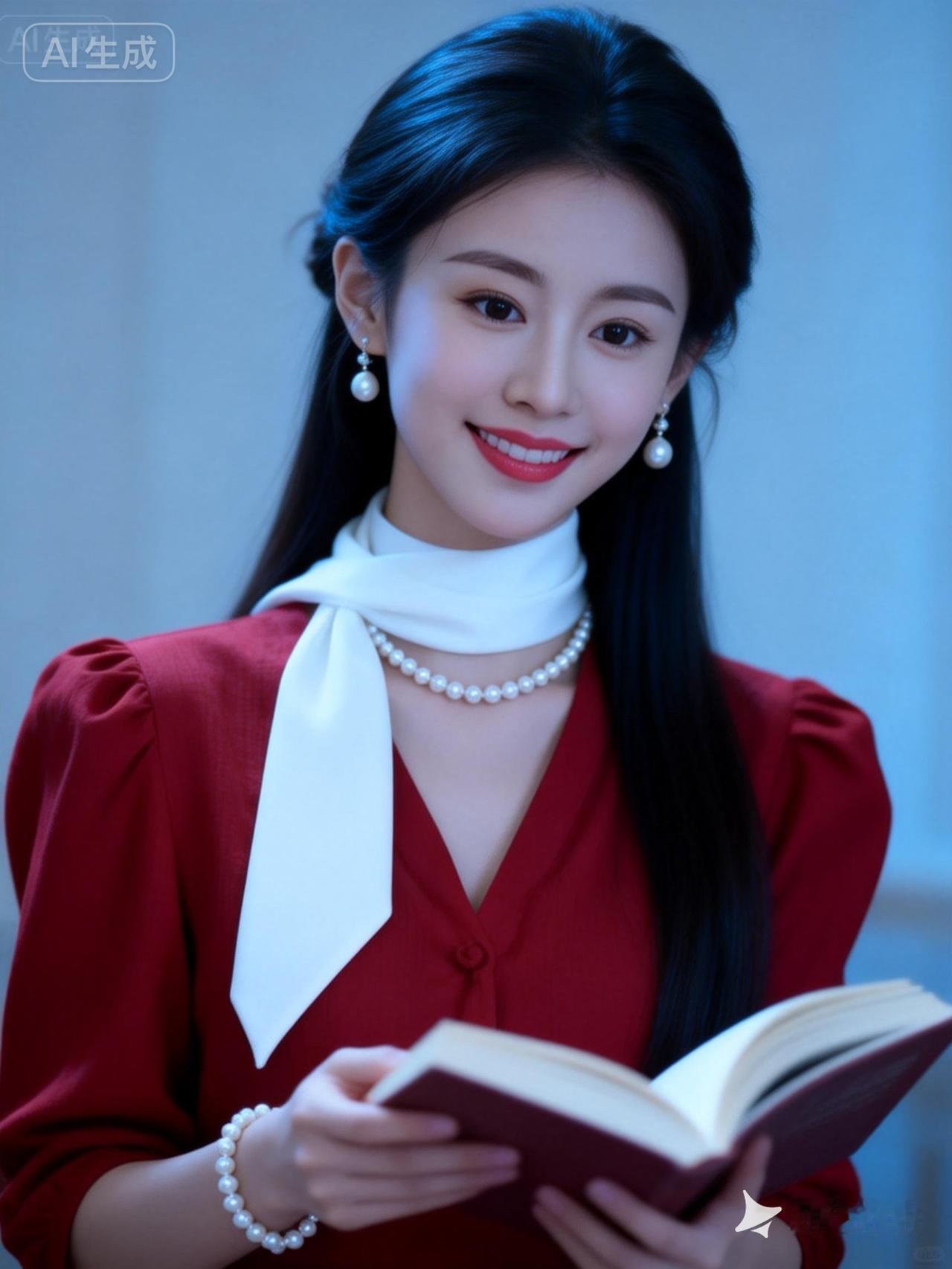 中国年轻美女，五官精致，明眸皓齿，千娇百媚，倾城倾国，螓首蛾眉，巧笑倩兮，美目盼