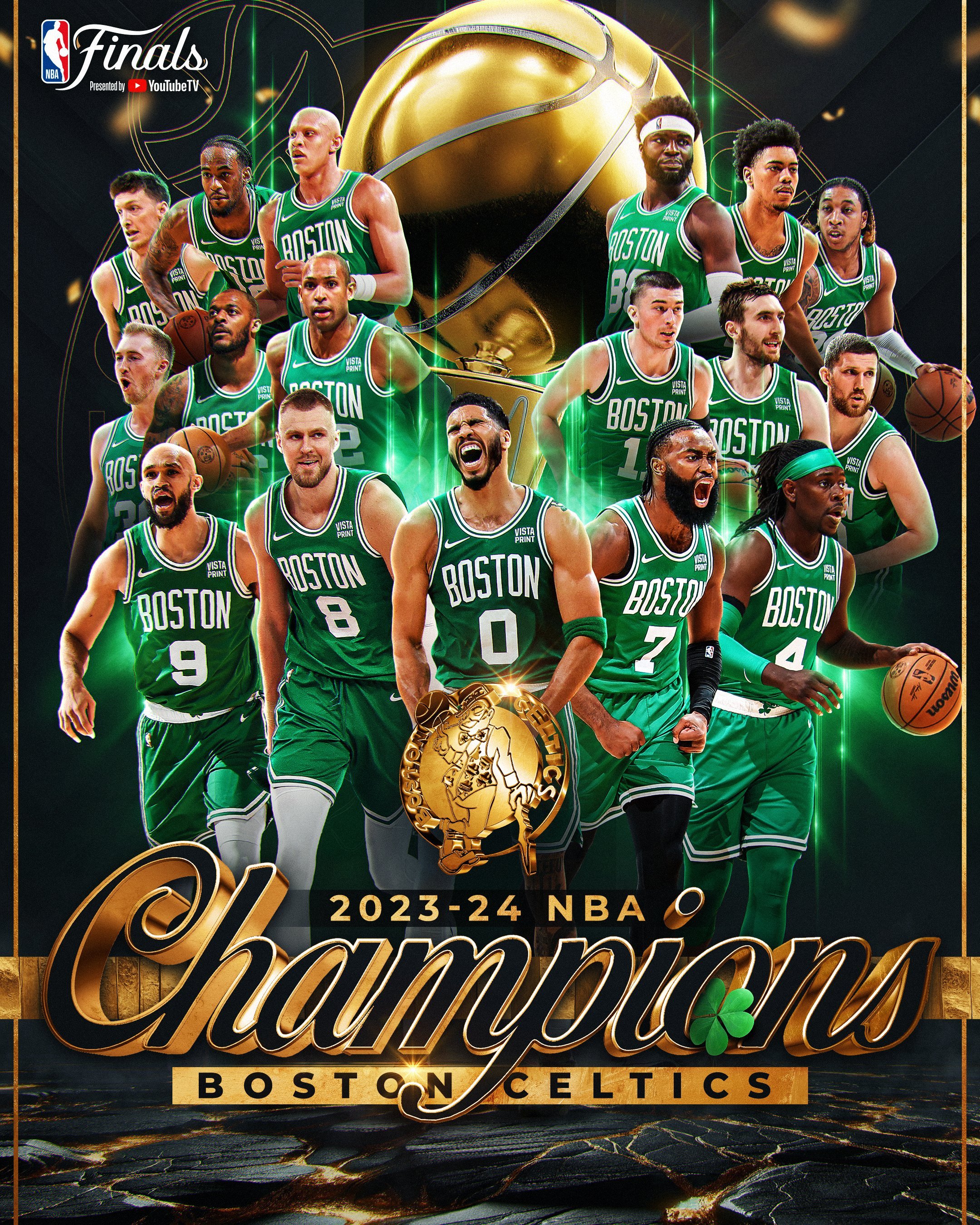我们是冠军🏆️ ​​​#凯尔特人总冠军# ​​​