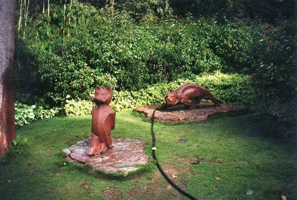 深圳野生动物园里的成语典故雕塑，你能看出讲的是哪些故事吗？