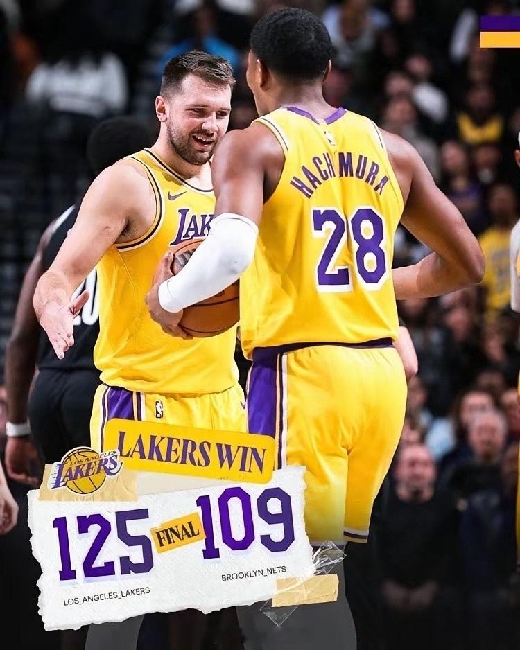 今天湖人赢了篮网，本来挺开心的一件事，结果被湖人官方的操作给整懵了。赢球海报封面