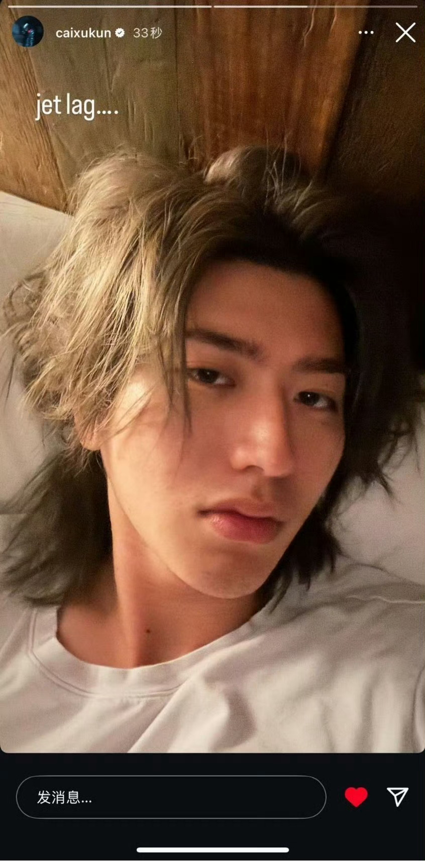 蔡徐坤最新自拍🤳 ​​​
