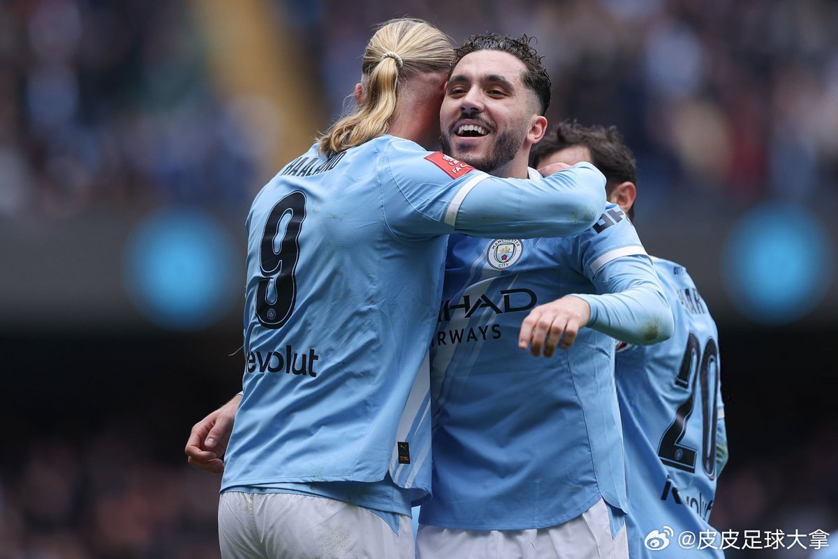 曼城vs利物浦Erling Haaland & Rayan Cherki 