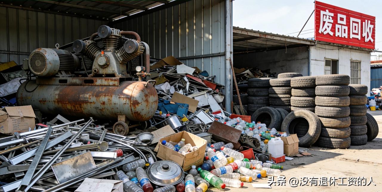 我所有的朋友里面，最有钱的，居然是开废品回收公司的。

别看那些在写字楼里吹着空