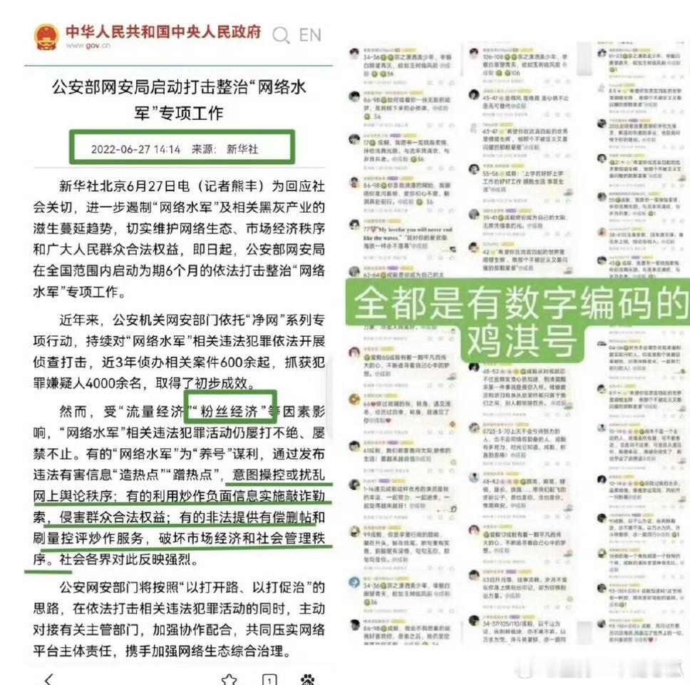 22年就被点名整治过了，现在依然横行，这都是冰山一角而已，揭露网络黑水军还得是正