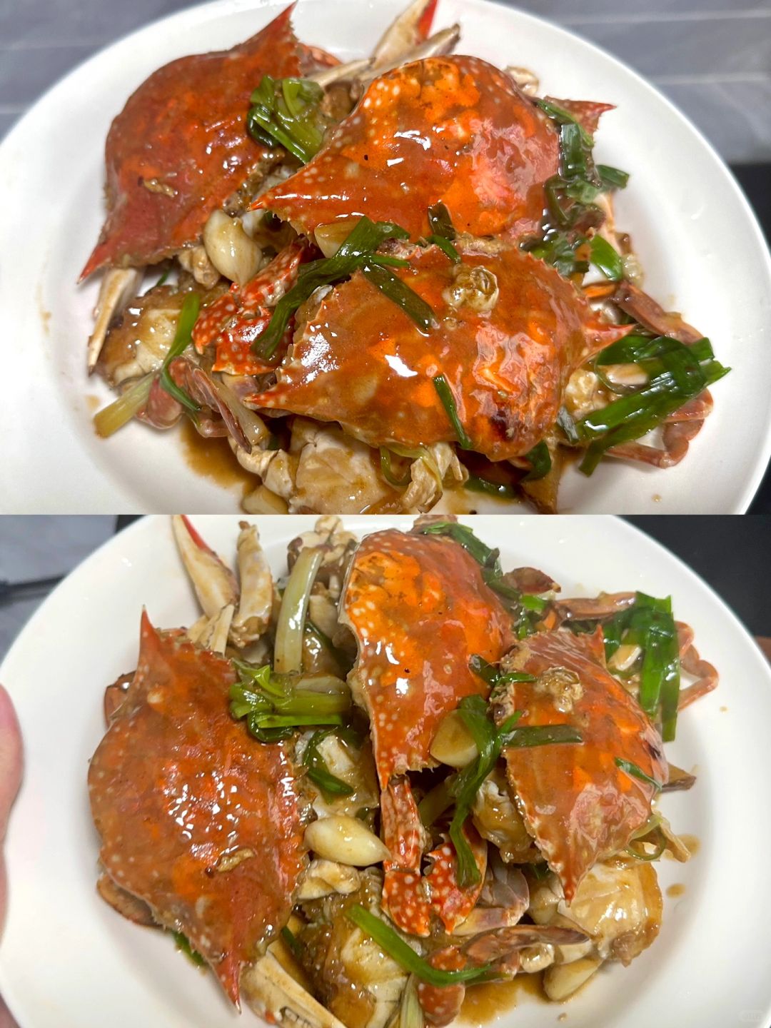 百吃不厌的姜葱炒蟹 梭子蟹最简单鲜美做法