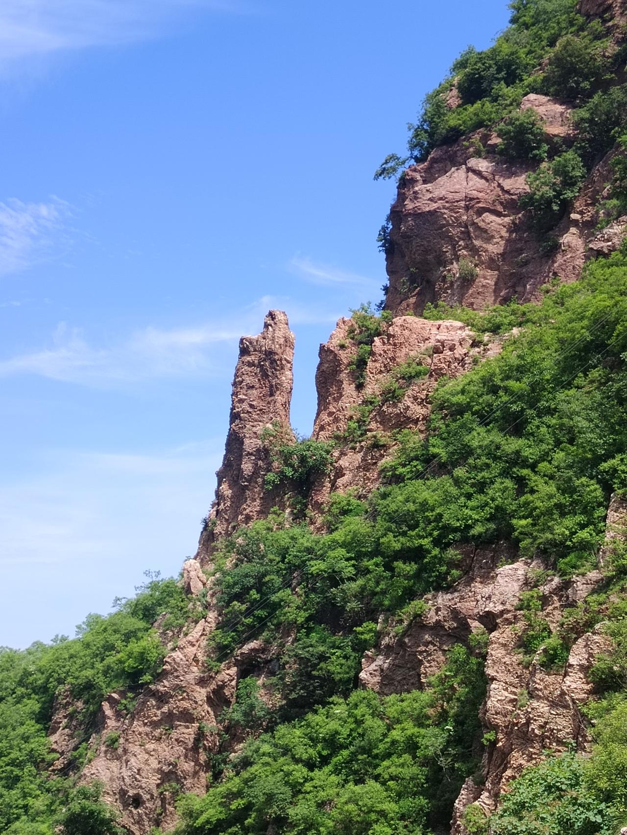 分享一下你随手拍下的照片汝阳岘山虎头崖
