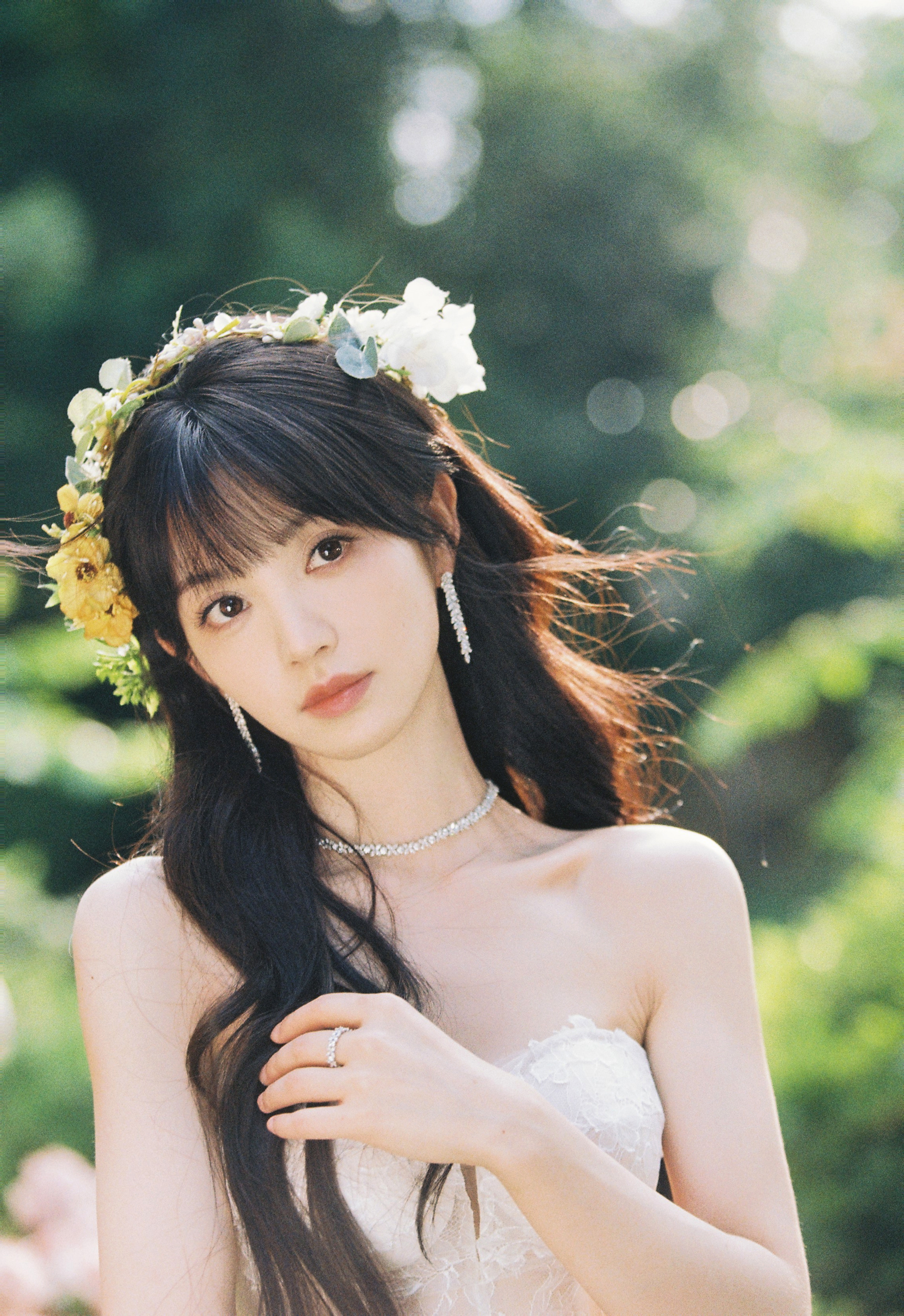 田曦薇 花仙子#田曦薇穿的好像婚纱# ​​​