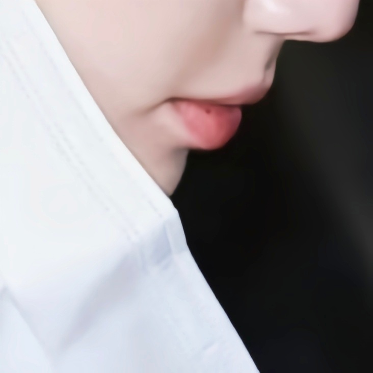 嘴唇上面还有一颗痣啊