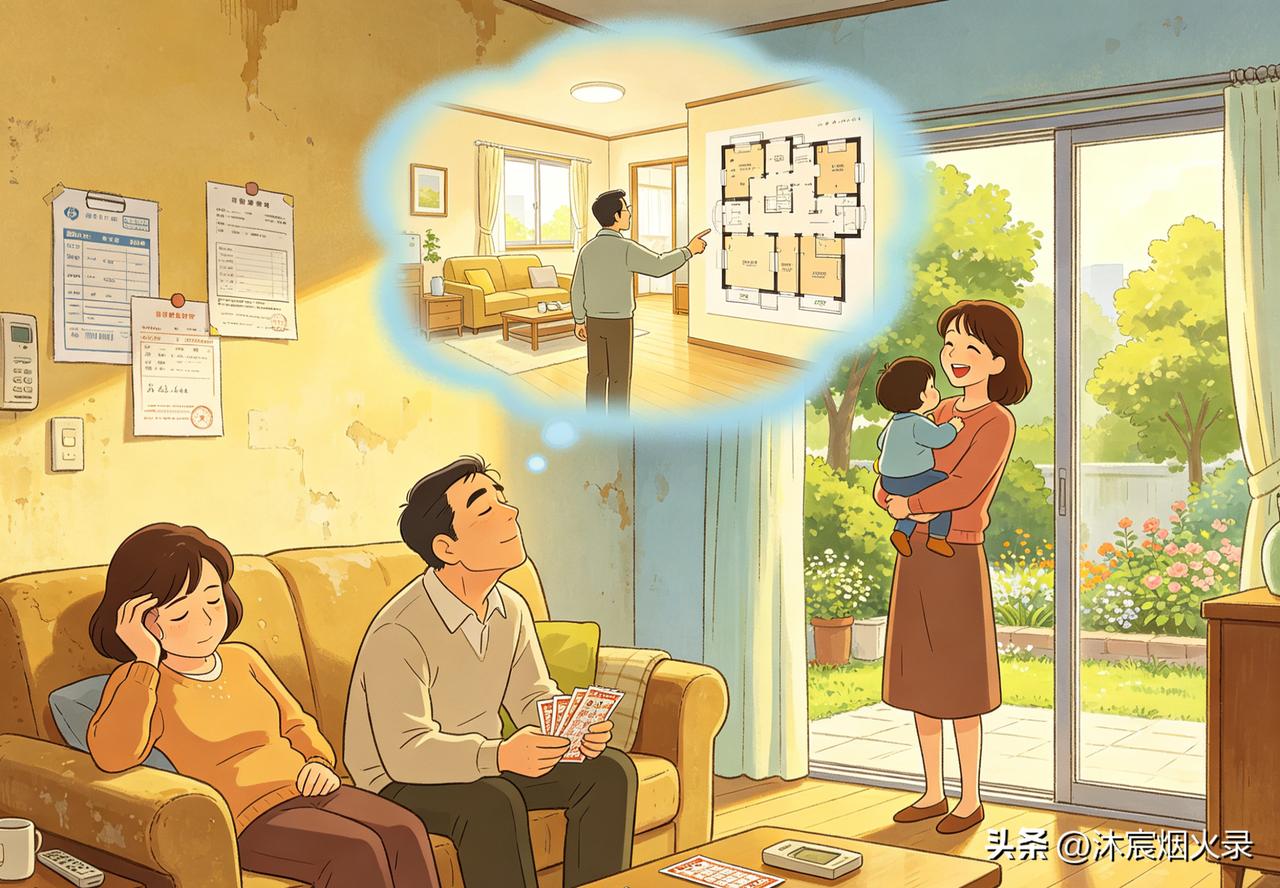 同事盐城老公扎根无锡买房，不愿卖老家房，竟靠买彩票盼500万圆梦？现实吗
 
今