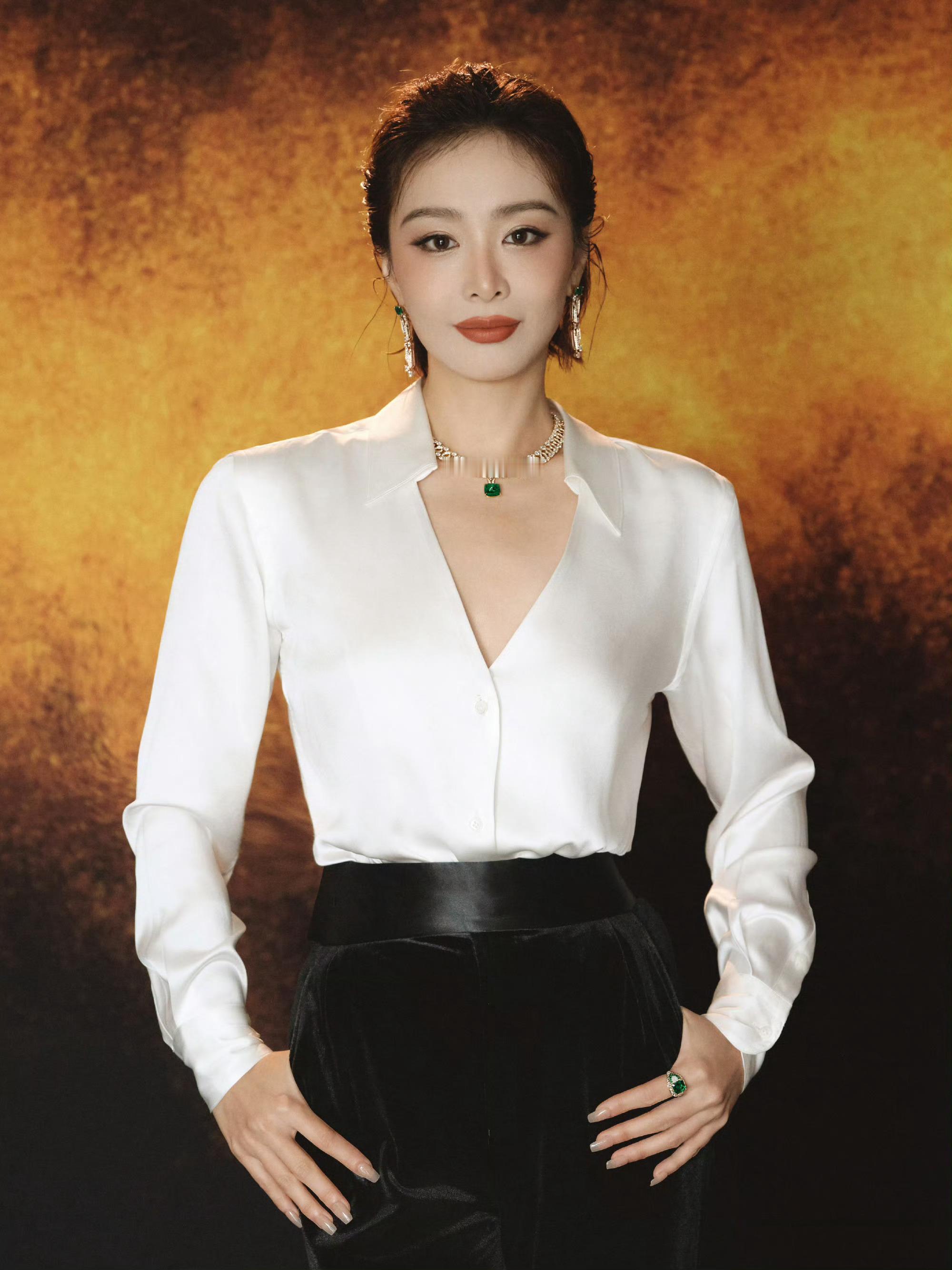 百花奖造型出图 百花奖明星造型珠宝、腕表分享：于适：CHAUMET 胸针、Lon