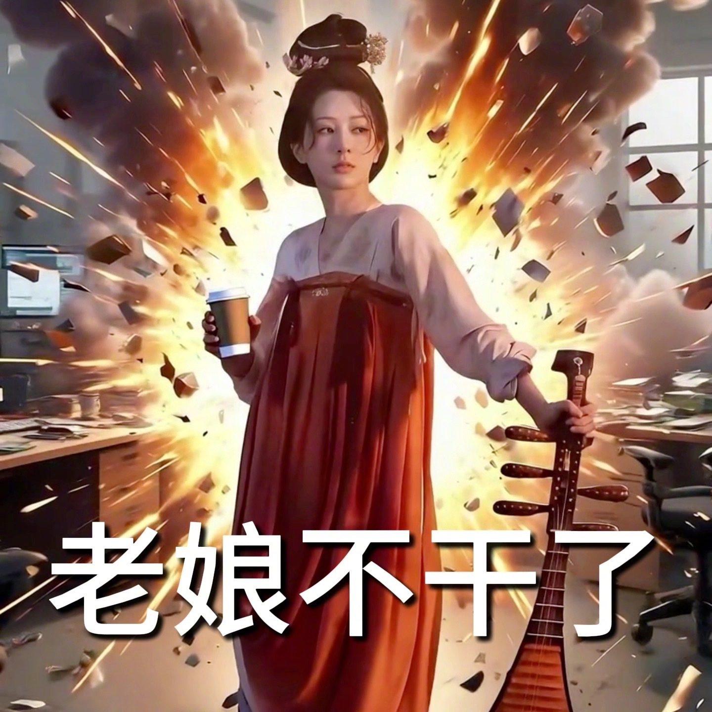 杨紫表情包太适合打工人了 何惟芳完全演绎当代打工人心理状态啊！！别说话，我在燥候