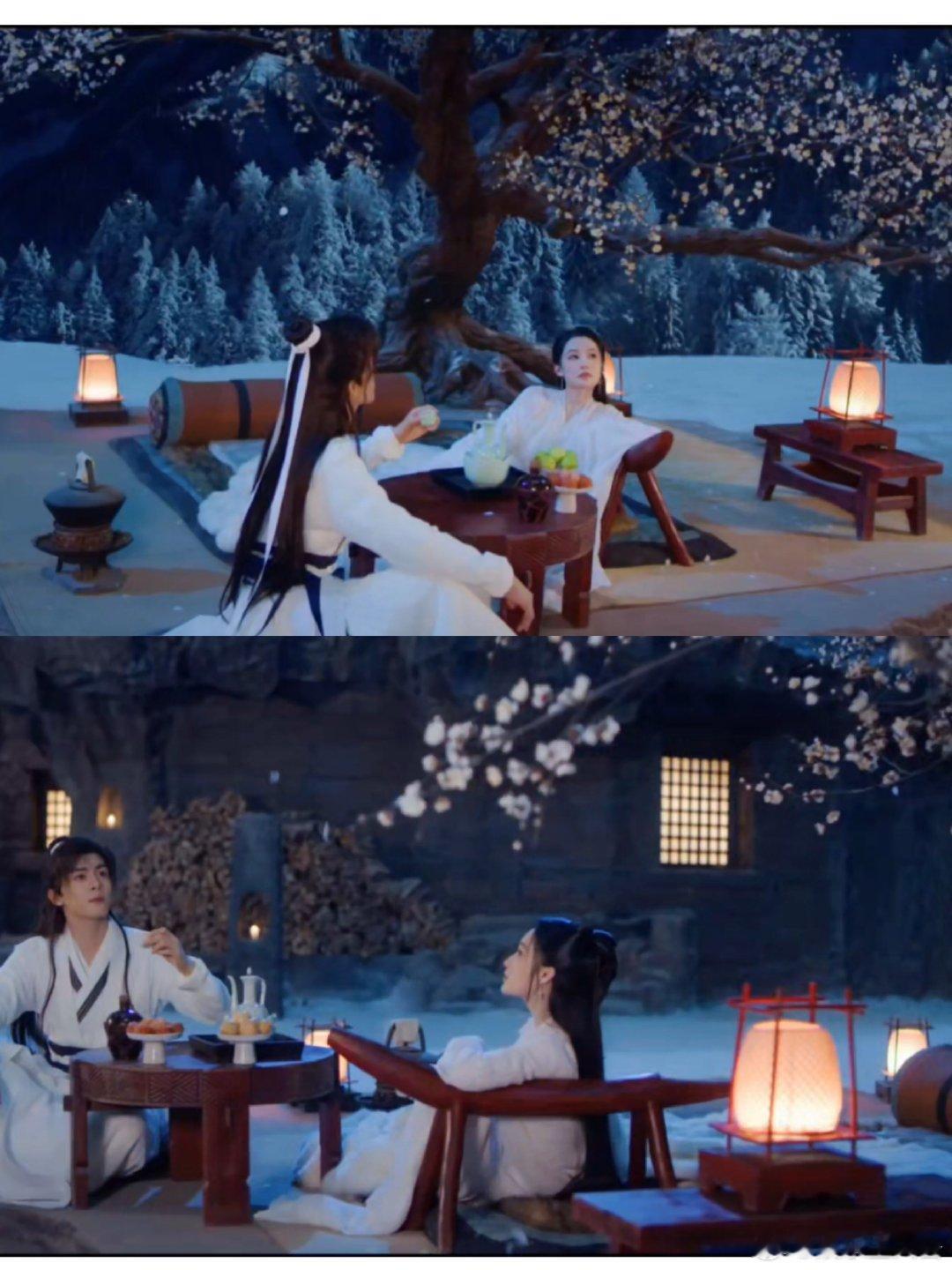 #碰杯叮当 心动浅尝# #七夜雪# 当看到薛紫夜和霍展白偷偷碰杯的那一幕，我的心