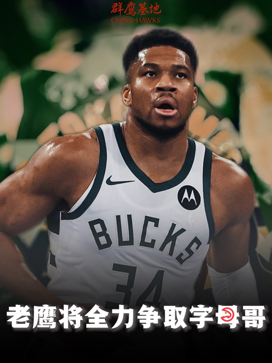 🗣// Ary：老鹰正全力以赴争夺字母哥据透露，老鹰队与扬尼斯之间渊源颇深。早