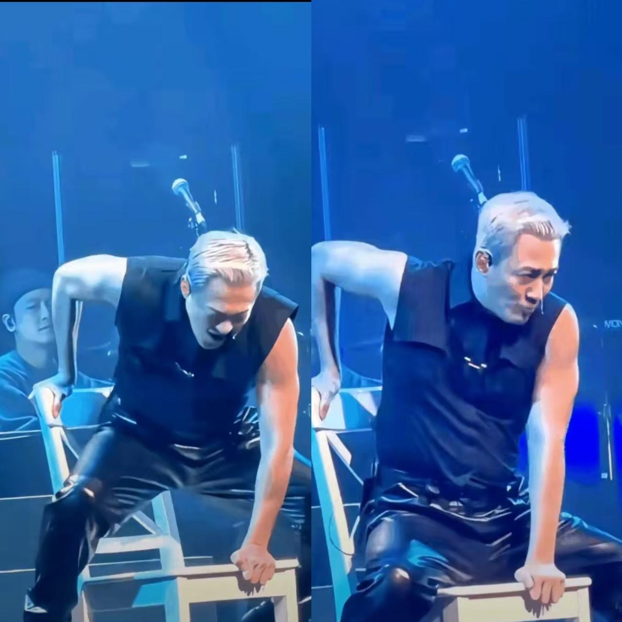 刷到林峰这个视频，当场石化，瞬间觉得眼睛都不纯洁了。
唱歌就好好唱歌，
干嘛要背