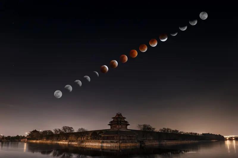 今天夜里将有月全食，大家不要忘了看哦，机会难得。记得上次看月全食应该是50年前了