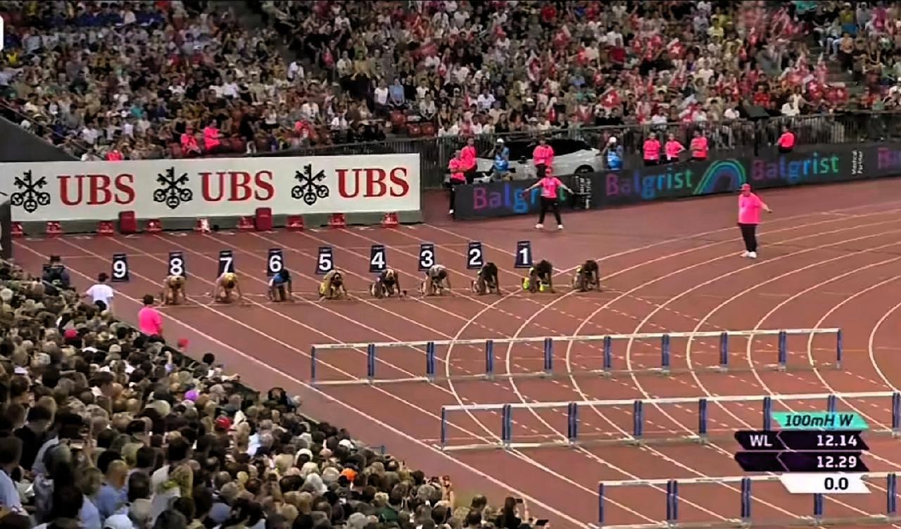 截止2026年8月30日，女子100米栏史上前十最佳成绩：
第一：12.09秒，