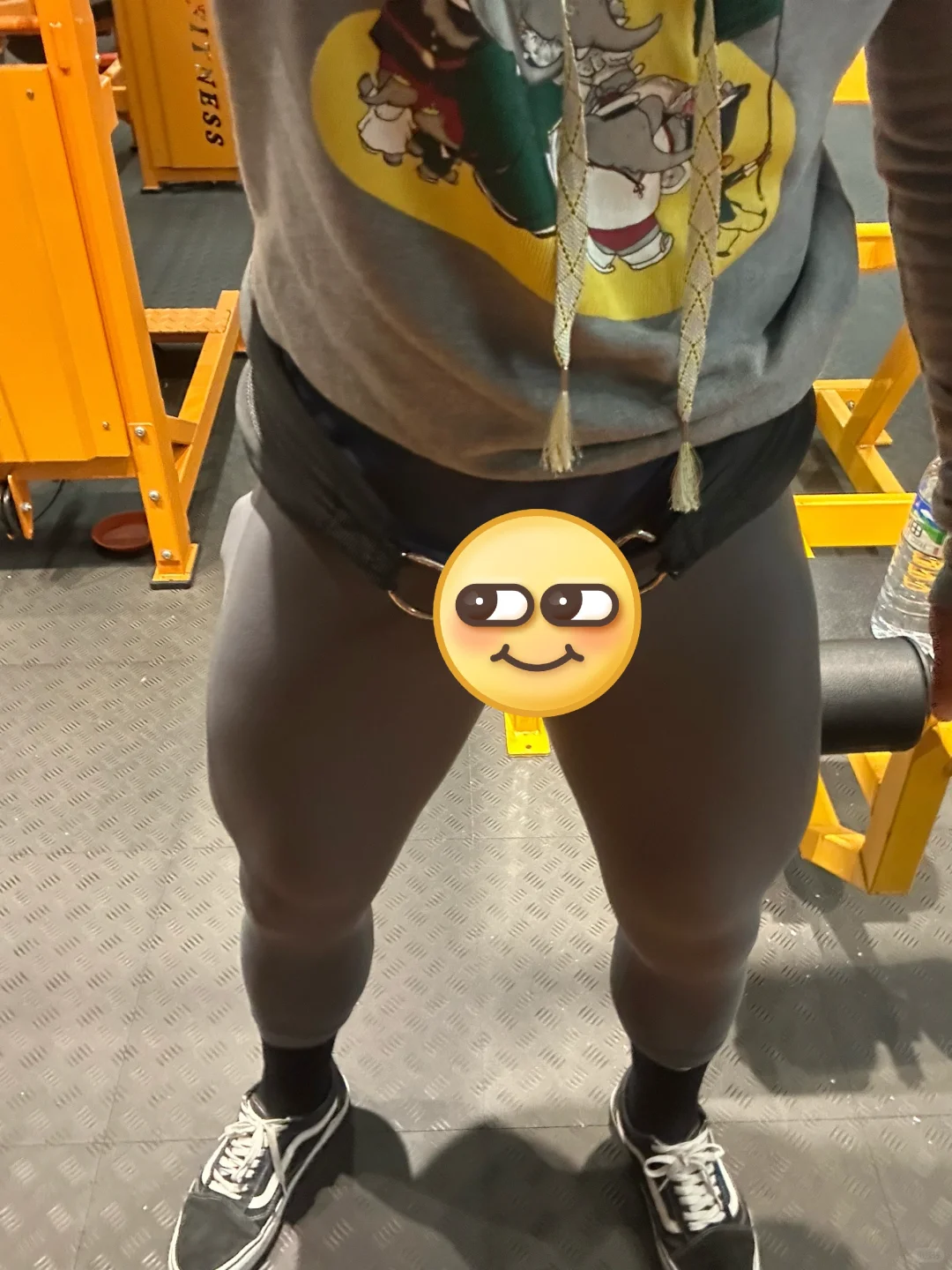 健身打卡✅蹲腿+爬楼