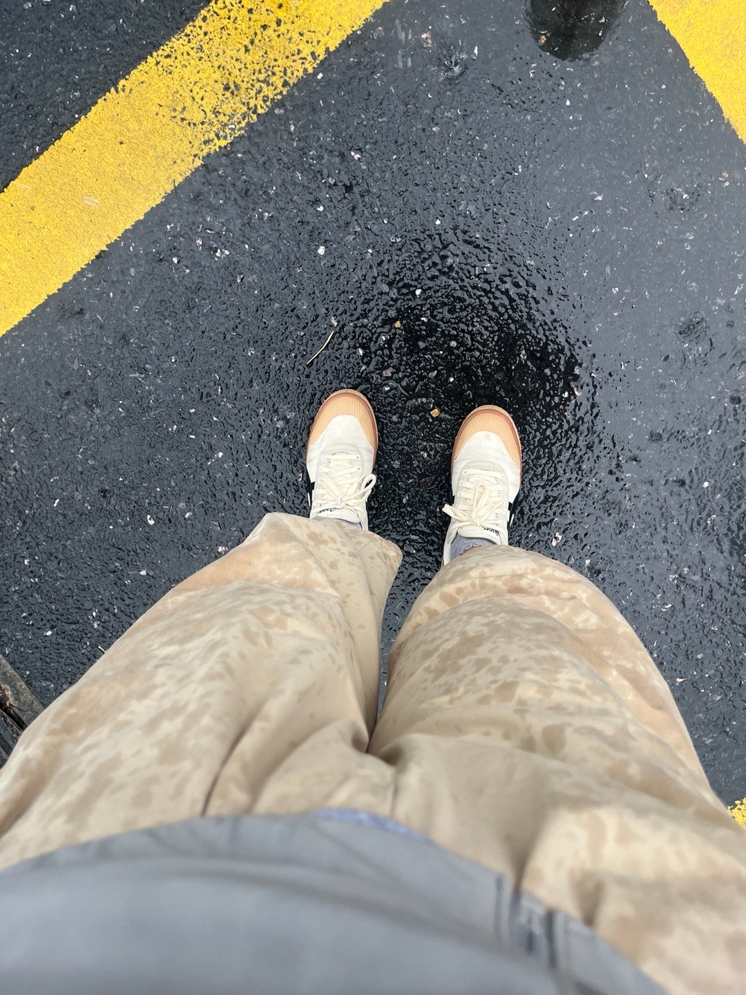 身体都还没好利索，又被淋雨了，全身除了头没被淋到，其他都湿了，内裤也是湿的，我真