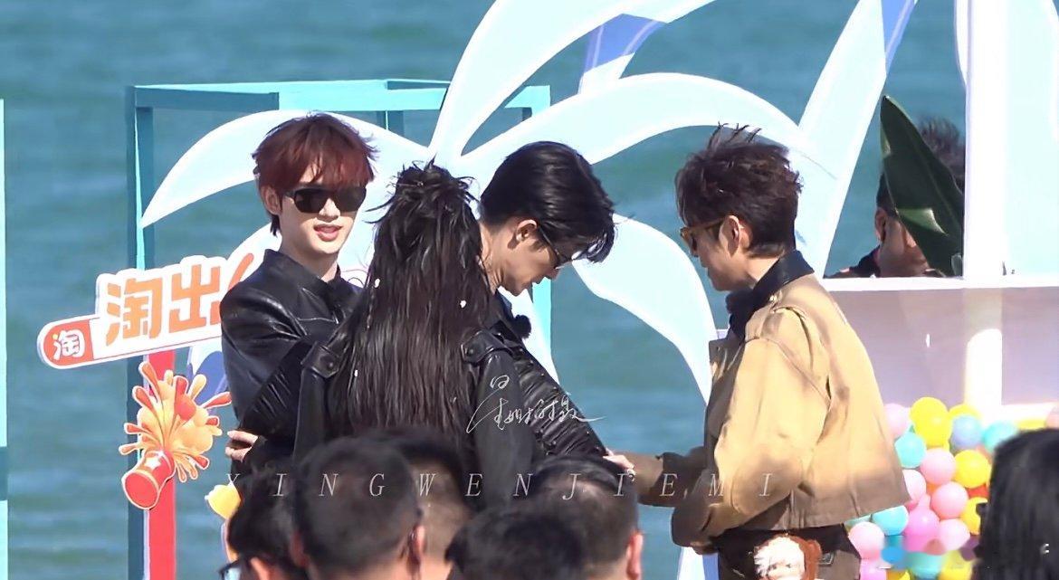 何炅问檀健次孟子义丁程鑫内搭穿了啥你好星期六好六全员团建的暖心又搞笑瞬间！何老师