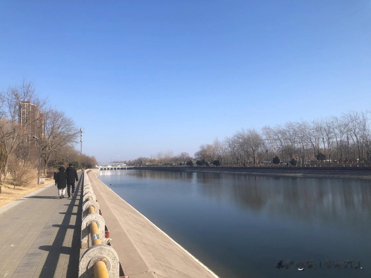 艳阳高照，年后京城的天气异常地好，午后的气温也在十度以上啦！