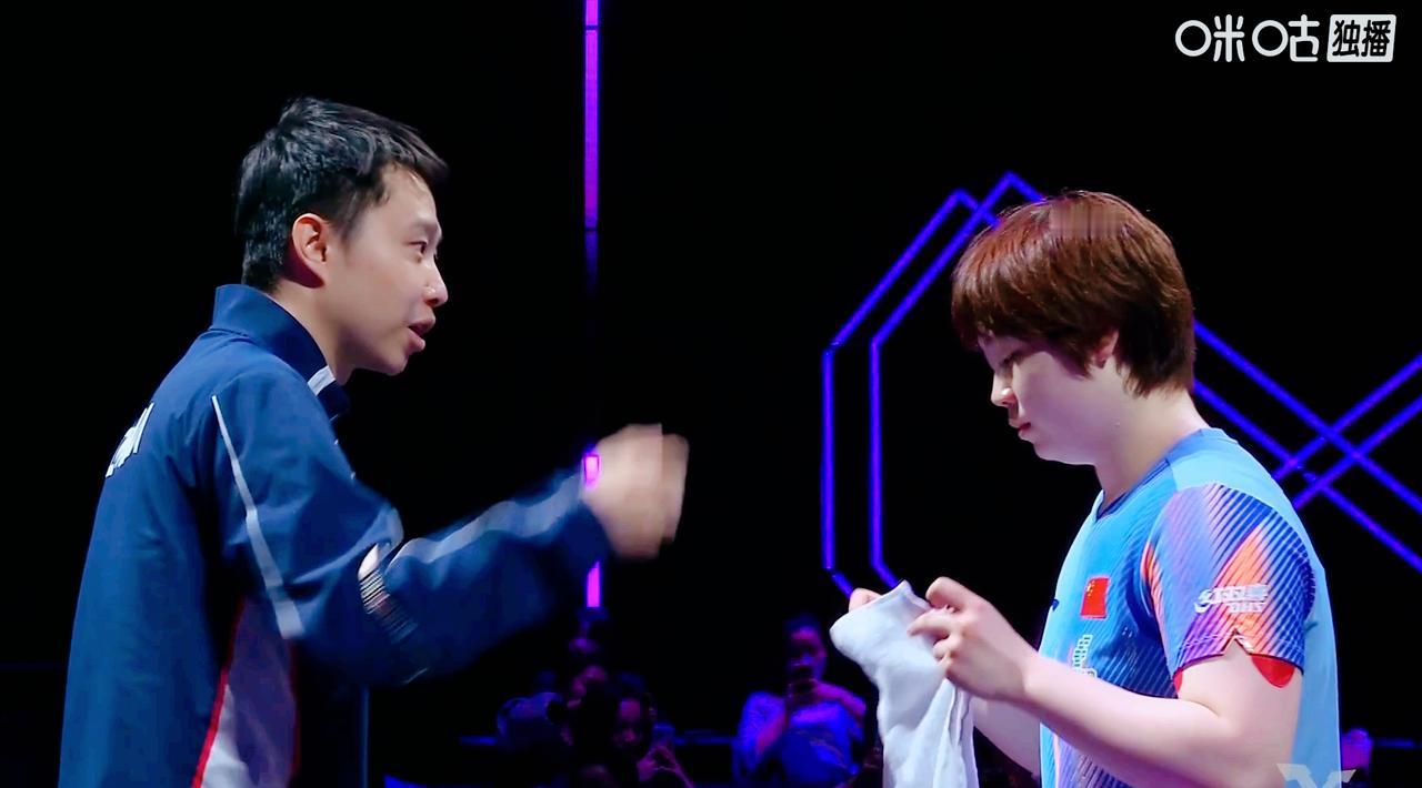 打完重庆冠军赛，
于子洋大概率是蒯曼的主管教练了。

这次于子洋指导蒯曼也很棒。