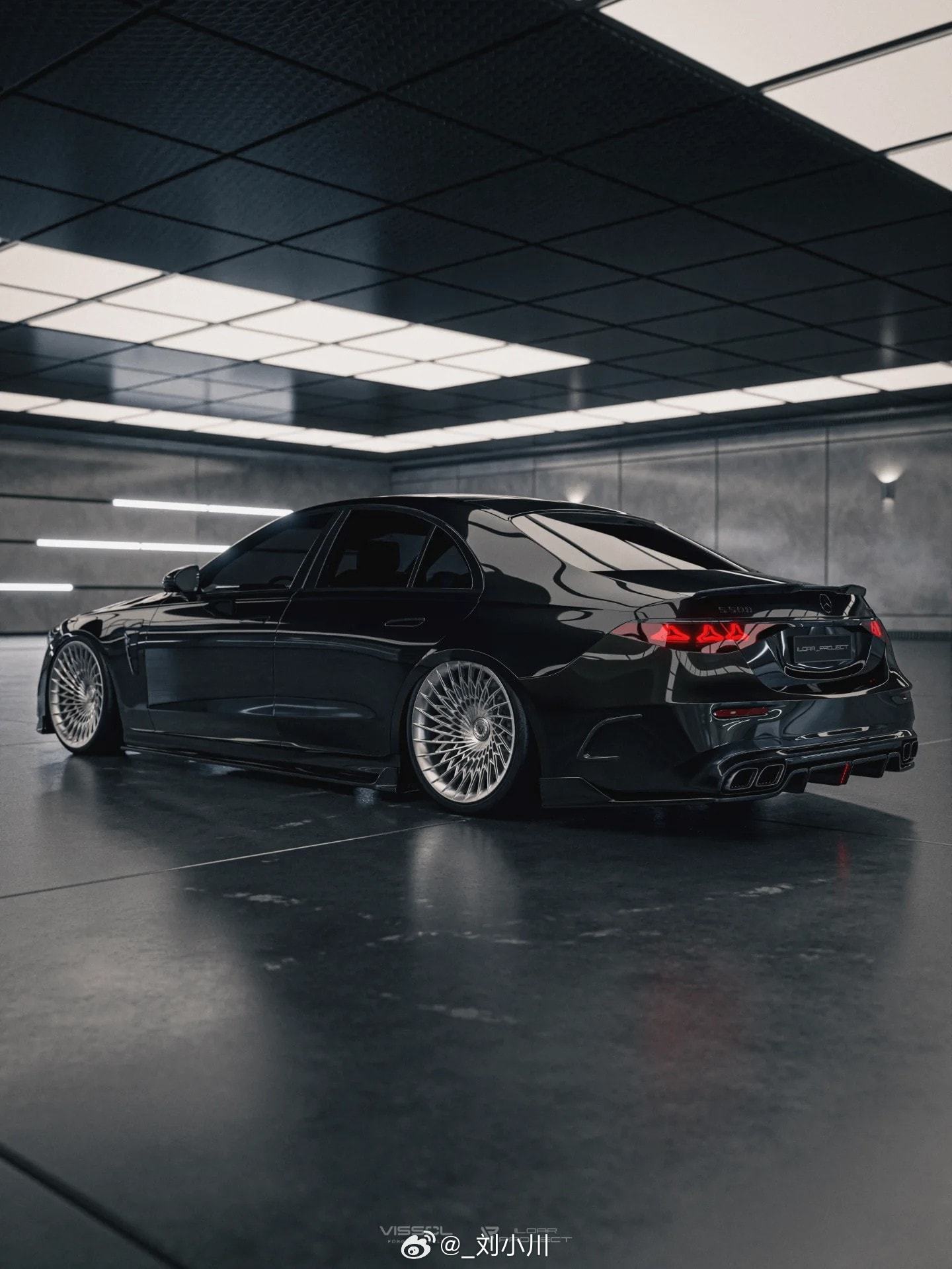 奔驰新款奔驰S级改装案例 新款奔驰S级，新鞋子+黑武士运动风格，大家觉得怎么样