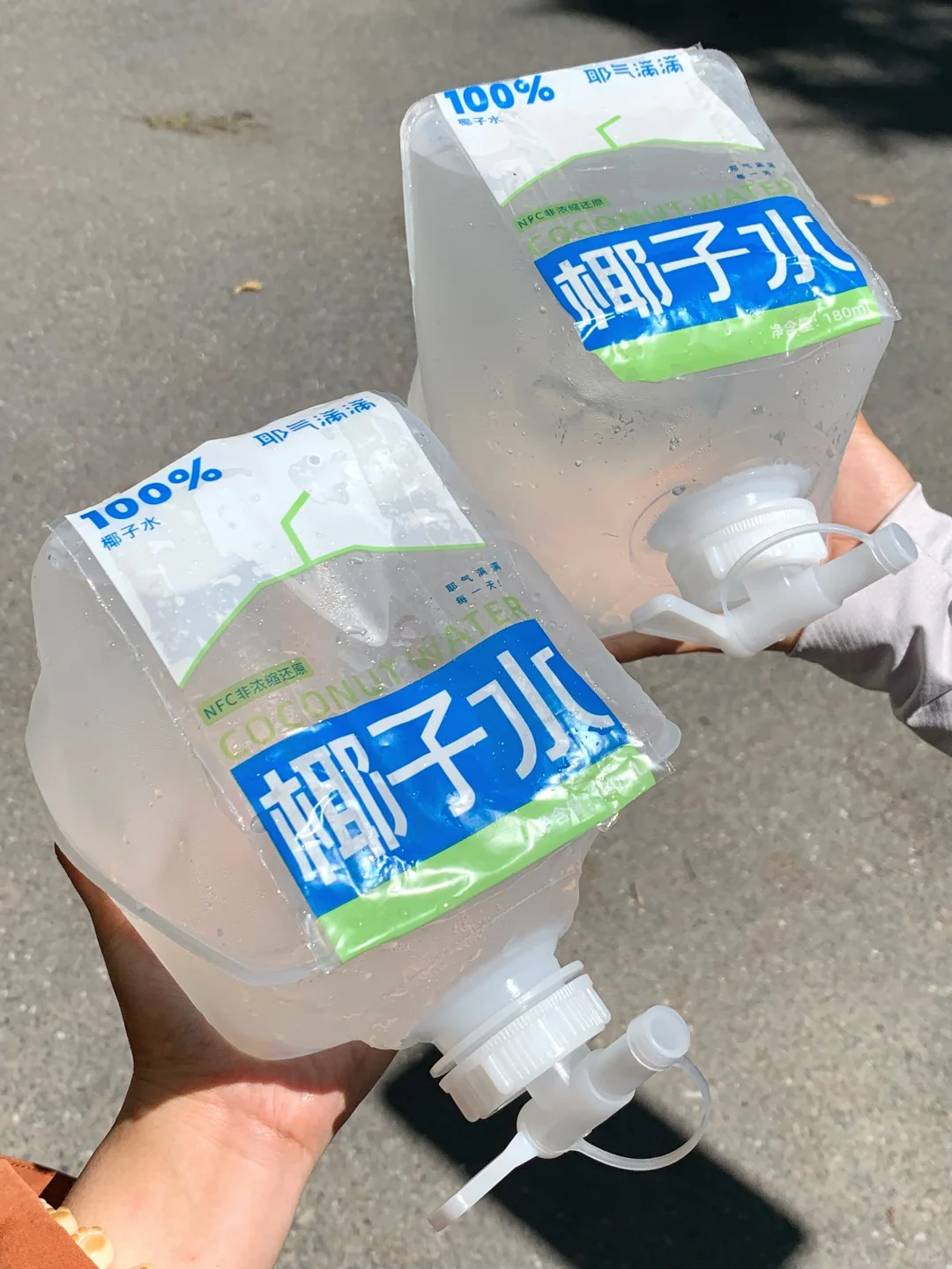 终于找到这种不加糖椰子水了！！巨清爽