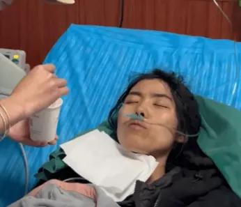 不甘心！这是冷美人晕倒醒来后说的第一句话。今天，七星山荒野求生唯一女选手因营养不