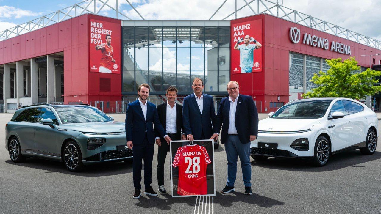 小鹏汽车宣布成为德甲球队 1. FSV Mainz 05 官方出行合作伙伴。
电