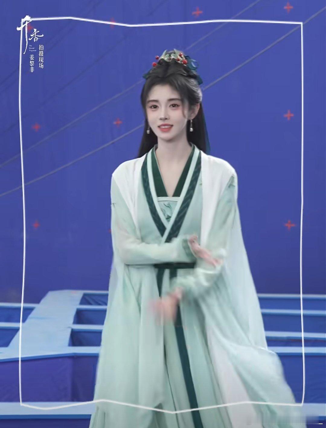 鞠婧祎穿千香戏服跳恋爱告急好萌的婧祎