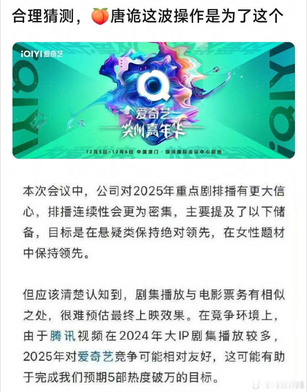 🥝今年的目标就是5部破万剧，所以今年才一直急着预制？