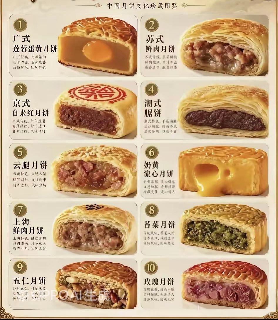 国内十大月饼，你喜欢那种？