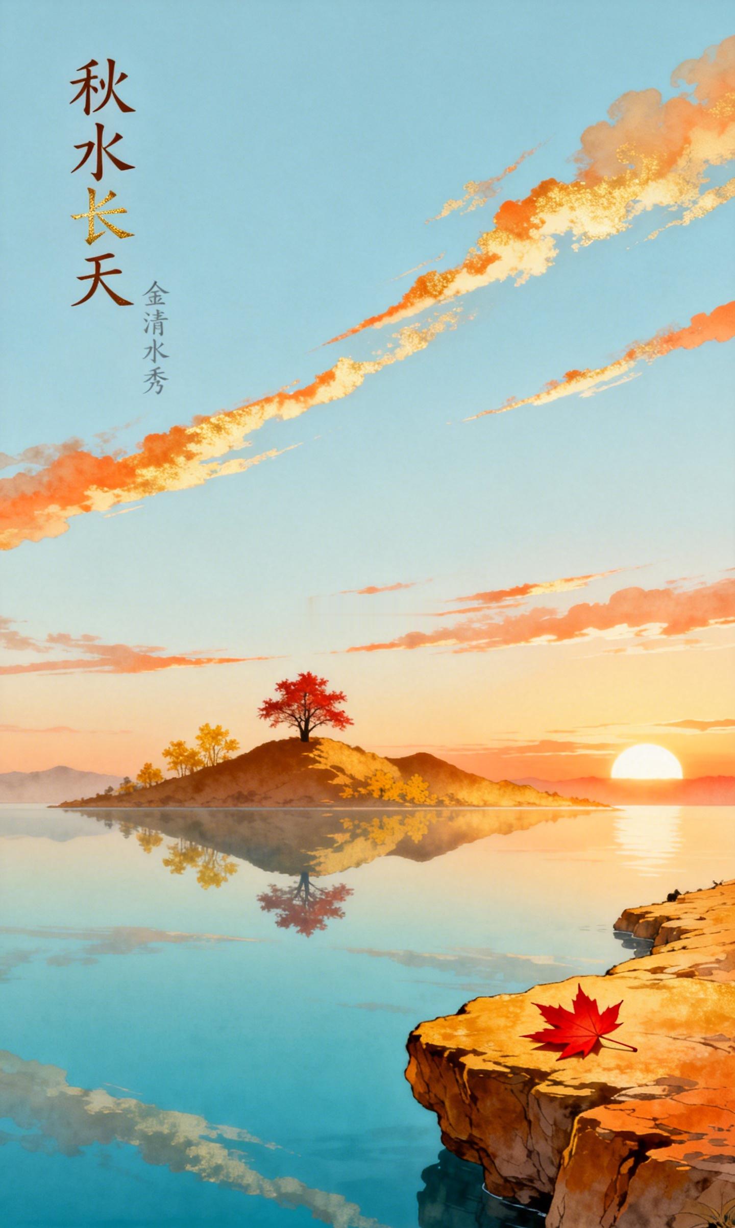 传统命理中有一种很有画面感的气象叫作金水相涵。当秋天那股刚健坚实的力量遇上了清澈