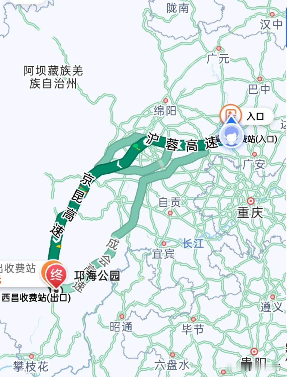 给车子做个保养，明天将开启新年的第一次自驾游，预计用时一个礼拜。
从南充出发，途