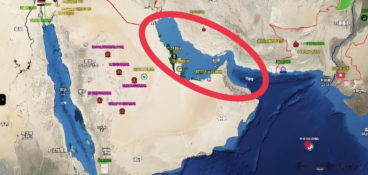 波斯湾是著名的“世界油库”，该地区拥有全球约60~70%的已探明石油储量和近1/