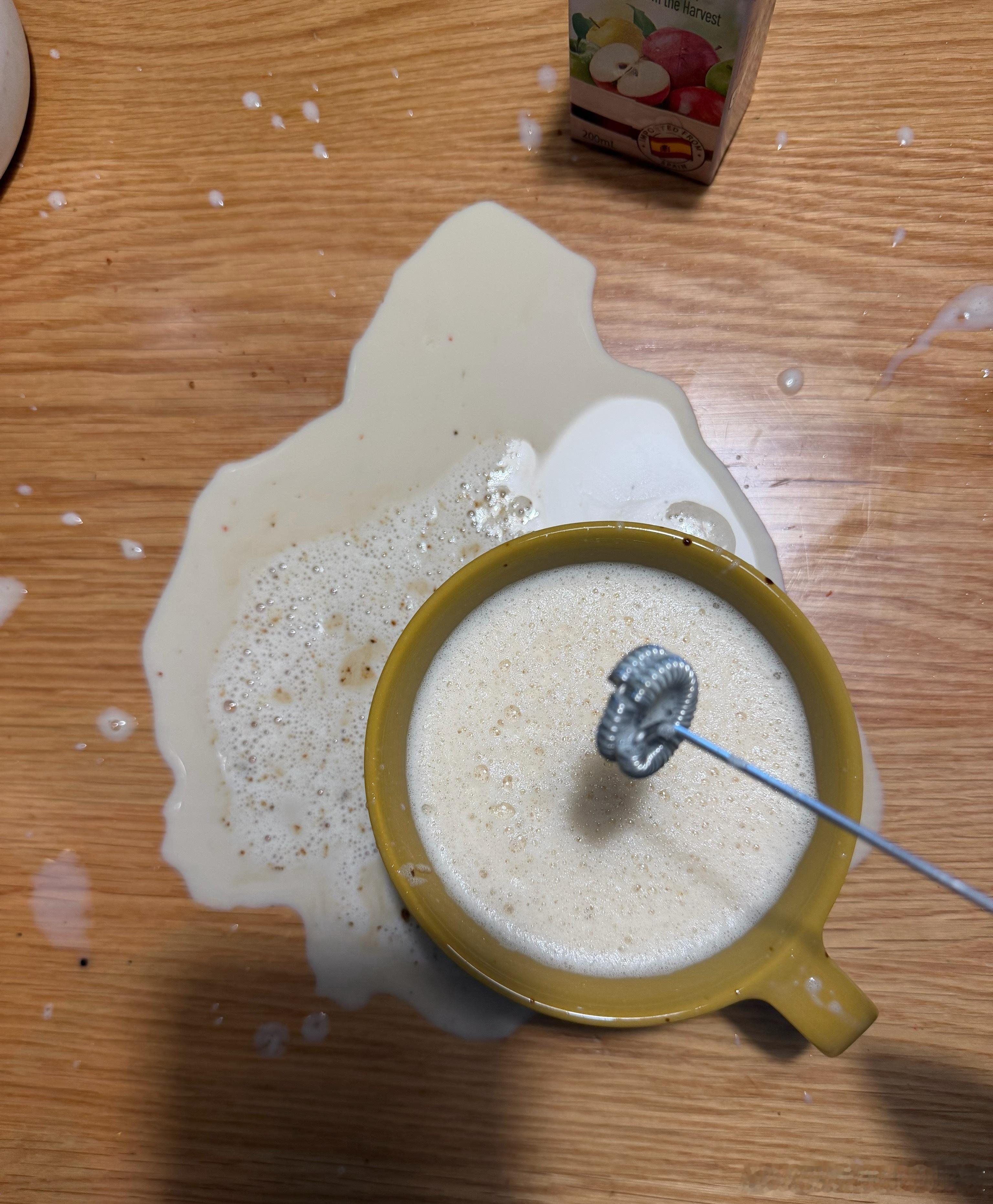 买了一个新的奶泡器，有被气到[揣手] ​​​