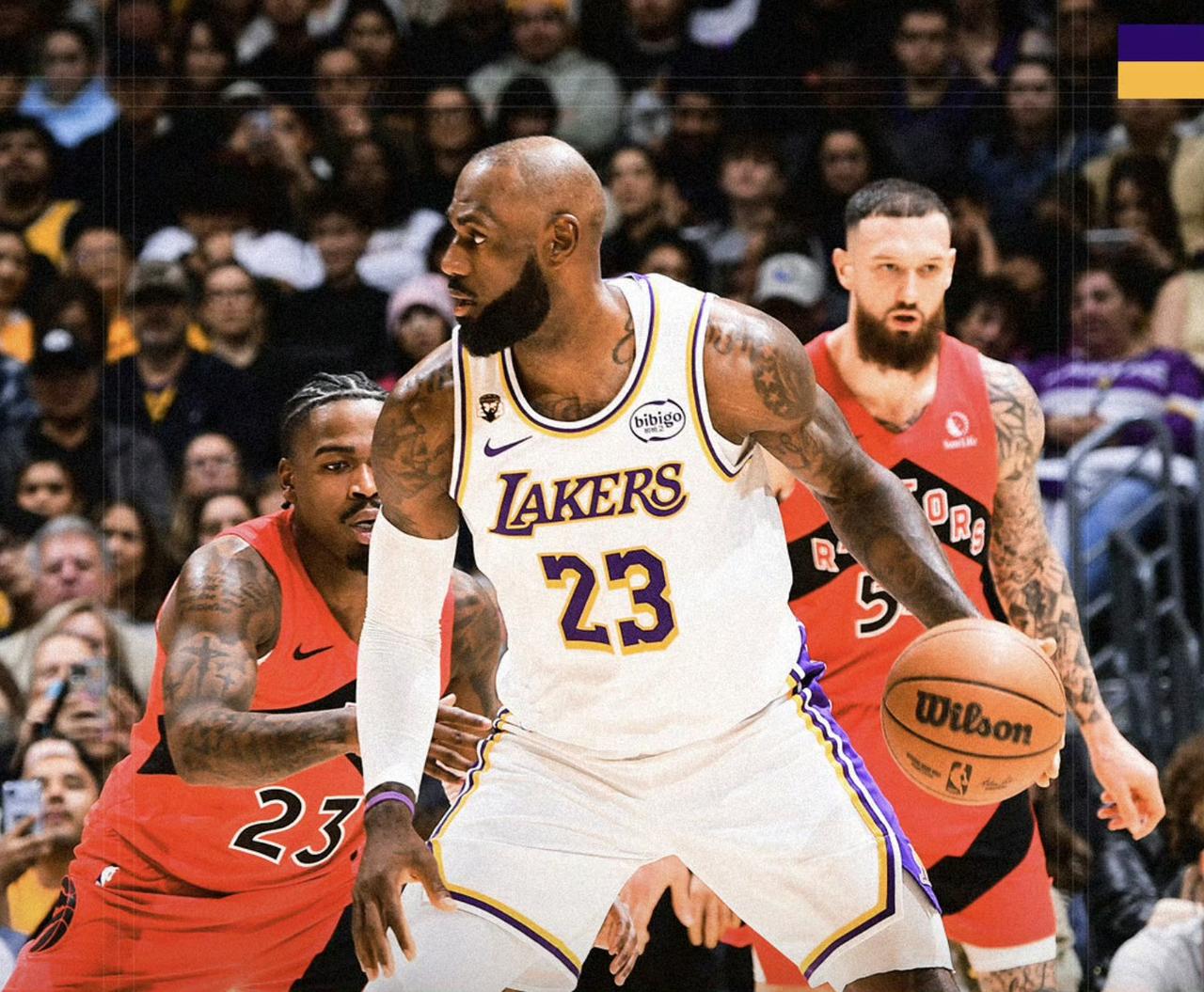 41岁“老头”的逆天剧本！
当勒布朗·詹姆斯站上罚球线，斯台普斯中心响起山呼海啸