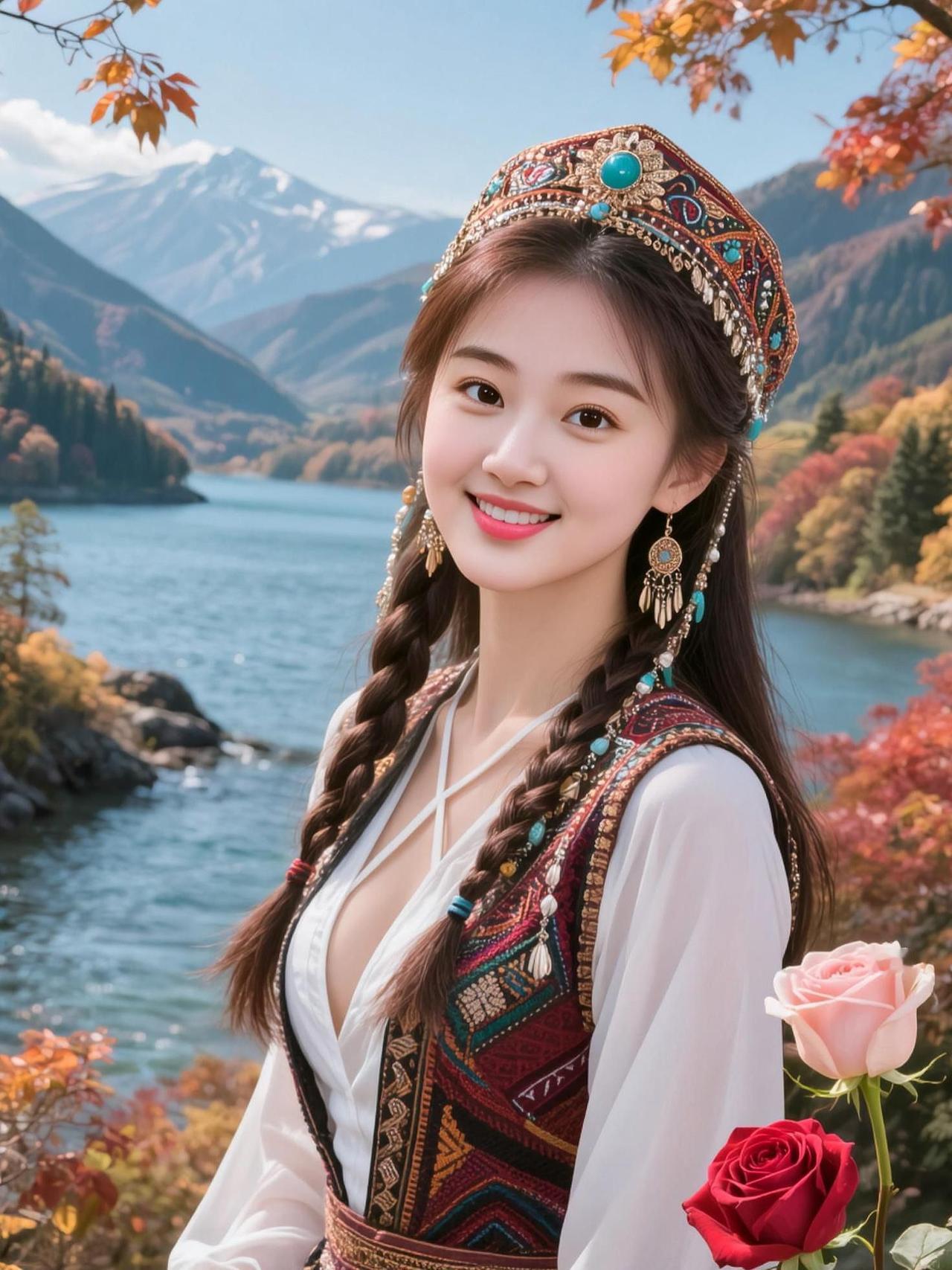 民族风写真 抖音ai创作 高颜值