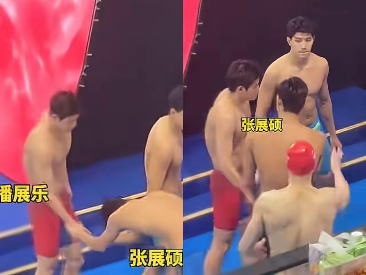 张展硕4*200接力赛后的鞠躬，给所有年轻的体育人上了一课，那就是你可以年少轻狂