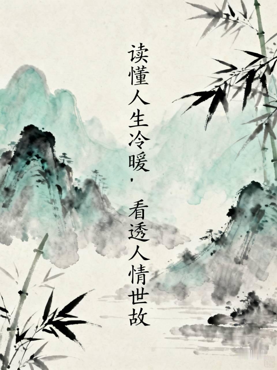 下联：看透人情世故。