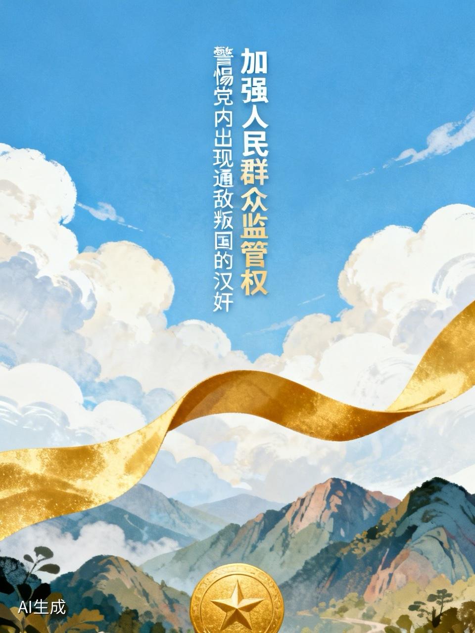 加强人民群众的监管权，警惕党内出现通敌叛国的汉奸
加强人民群众的监管权太有必要了