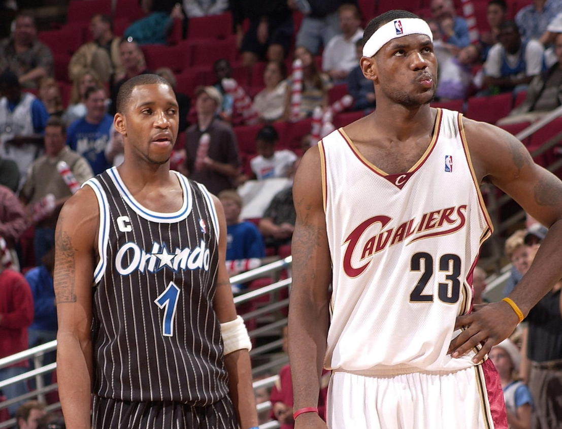 麦迪、詹姆斯在达拉斯同框。还记得最初的相遇吗？ 