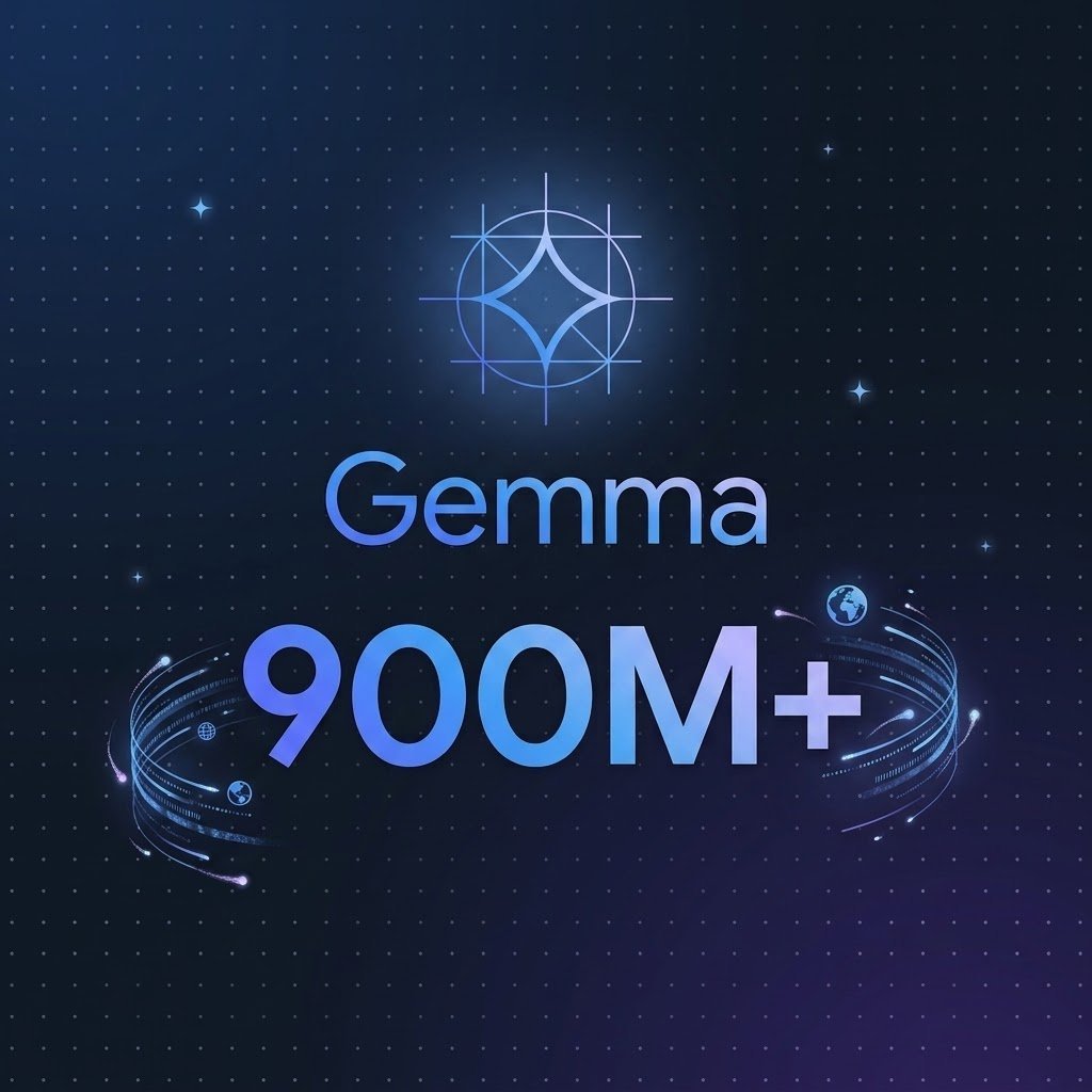 谷歌Gemma突破9亿下载：开放模型获巨头力挺近日，AI领域迎来开放生态重要里程