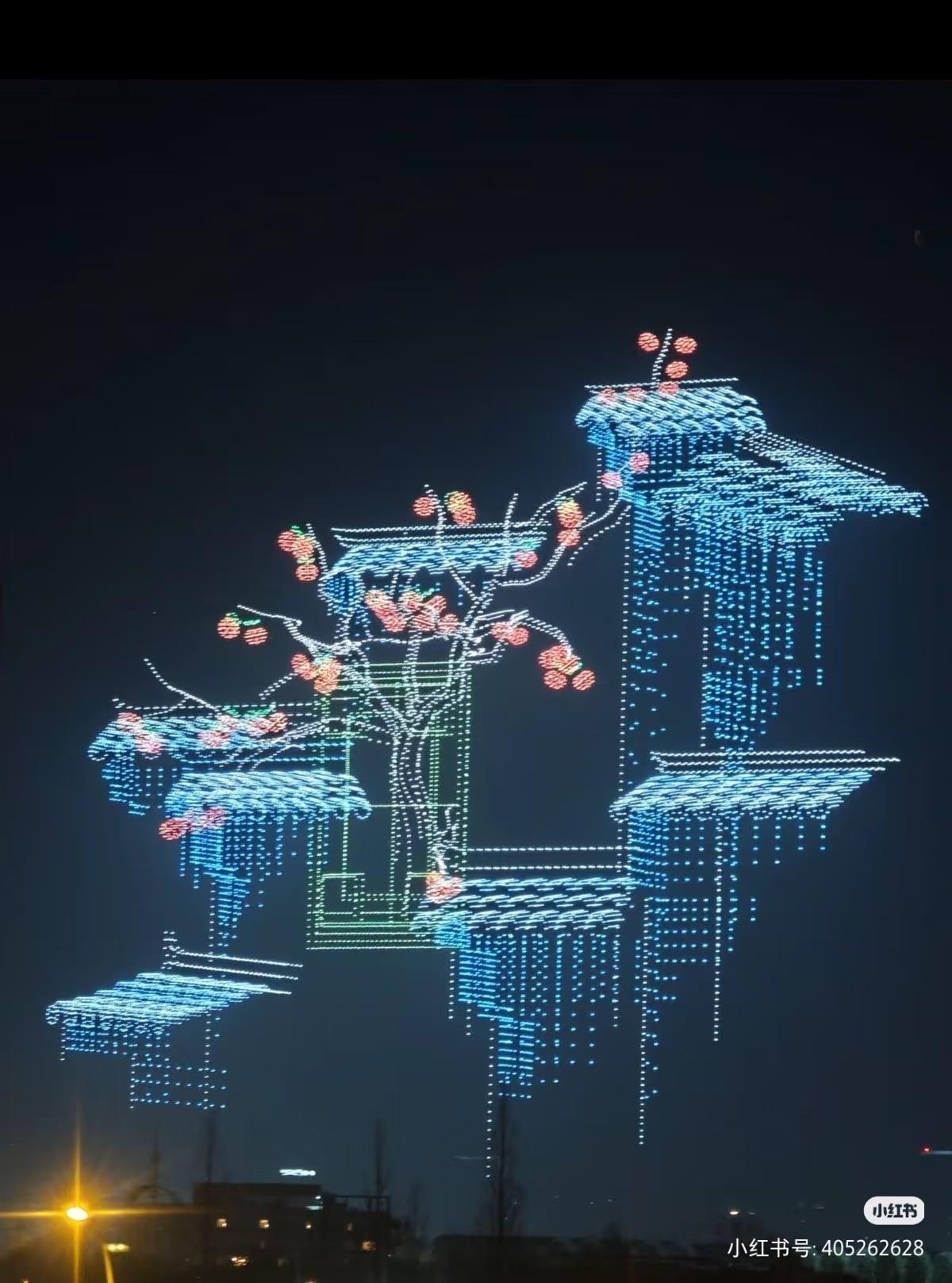 春晚分会场合肥摆上了2万多台无人机，这个表演怎么样 