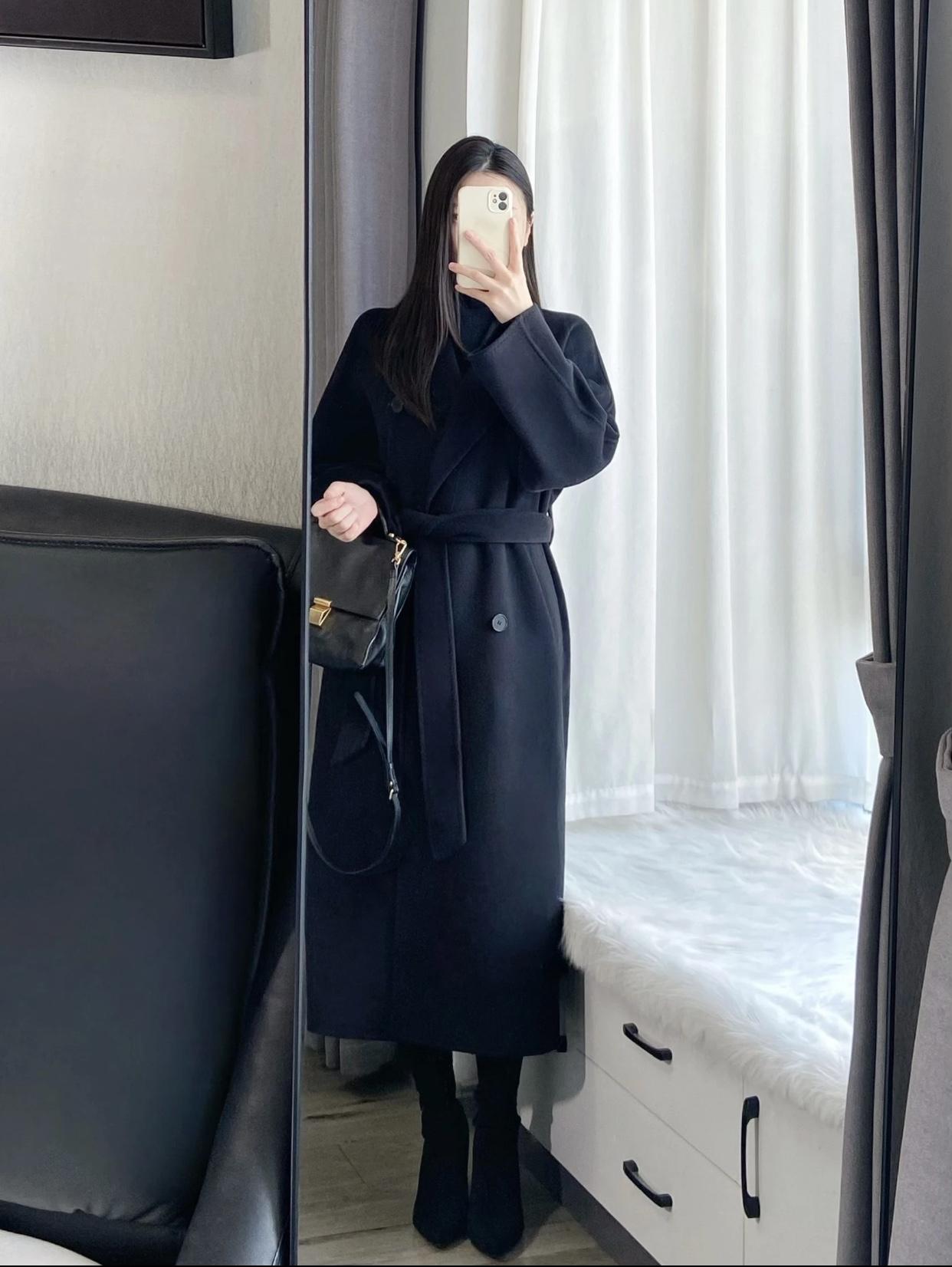 有气质的穿搭如何打造?冬日穿搭指南：黑色大衣+皮靴，时尚又保暖！🧥👢